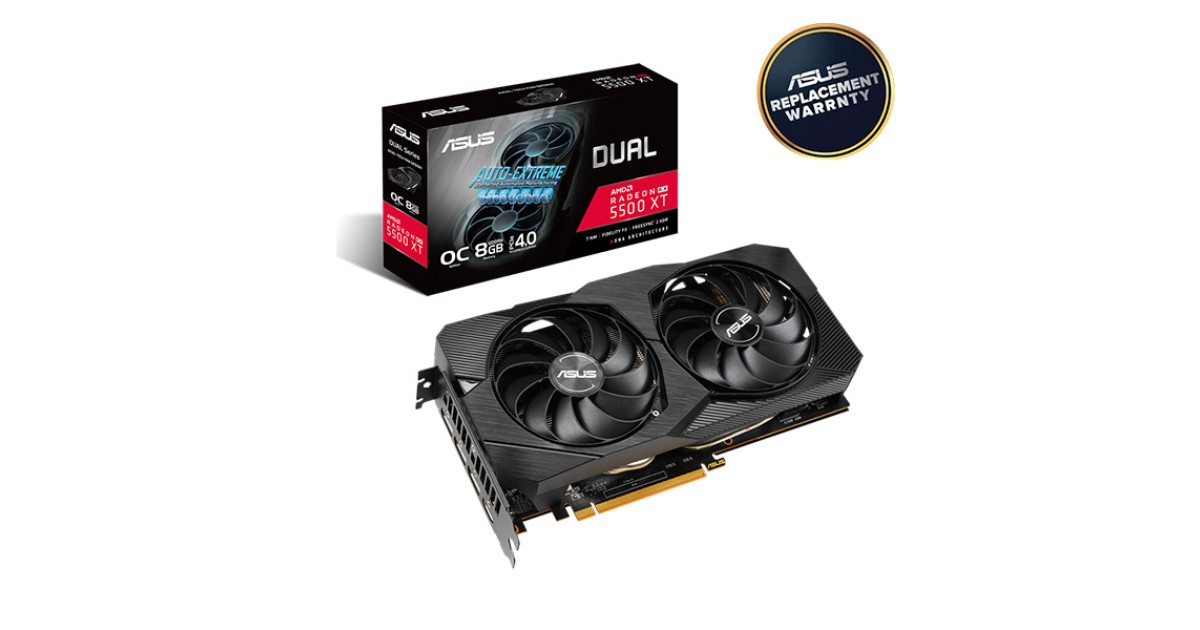 ASUS Dual Radeon RX 5500 XT EVO OC 8GB GDDR6 GPU Price In BD